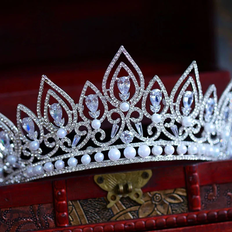 Ободок для волос с кристаллами циркония большие размеры | Украшения и аксессуары