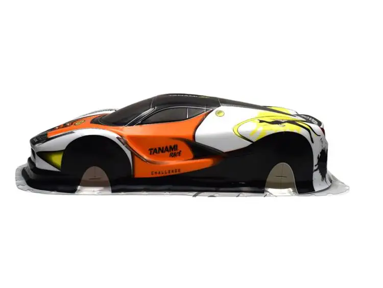 LEKYLUKY 1/10 ПВХ Окрашенный корпус Корпуса для R/C гоночного автомобиля дрифта Ширина: