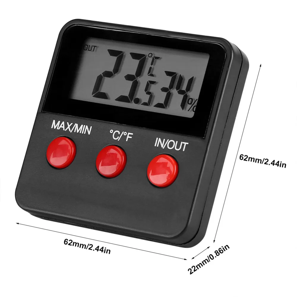 Цифровой ЖК-термометр гигрометр измеритель температуры и влажности