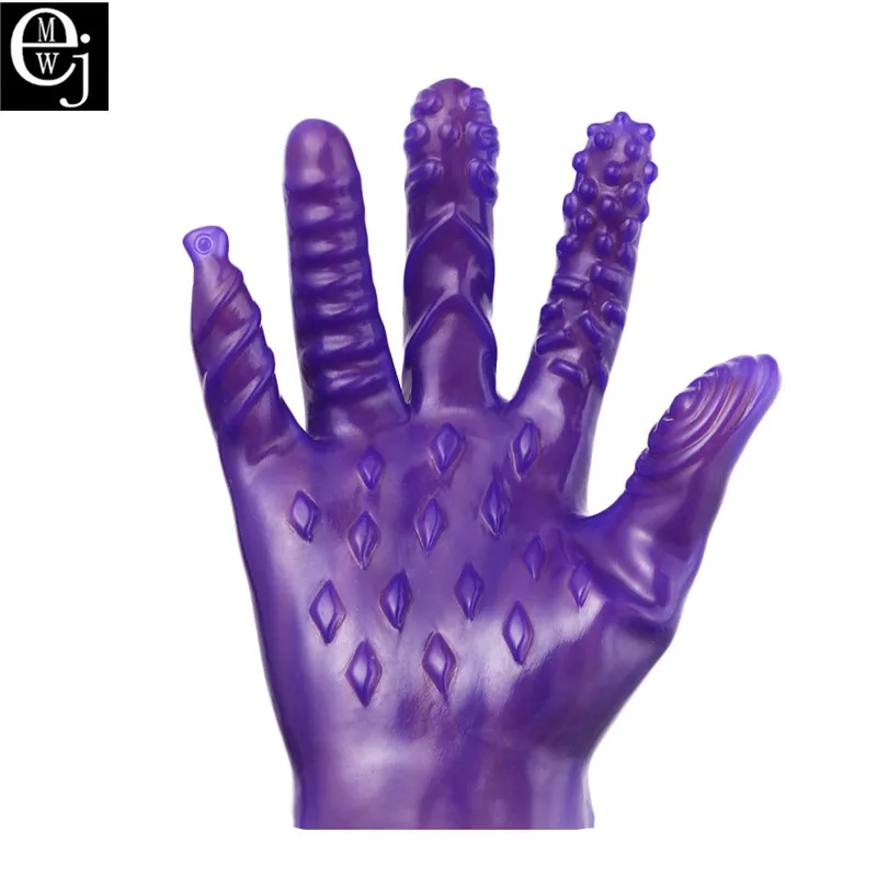 EJMW интимные игрушки для женщин ПВХ перчатка Сексуальная мастурбация БДСМ секс