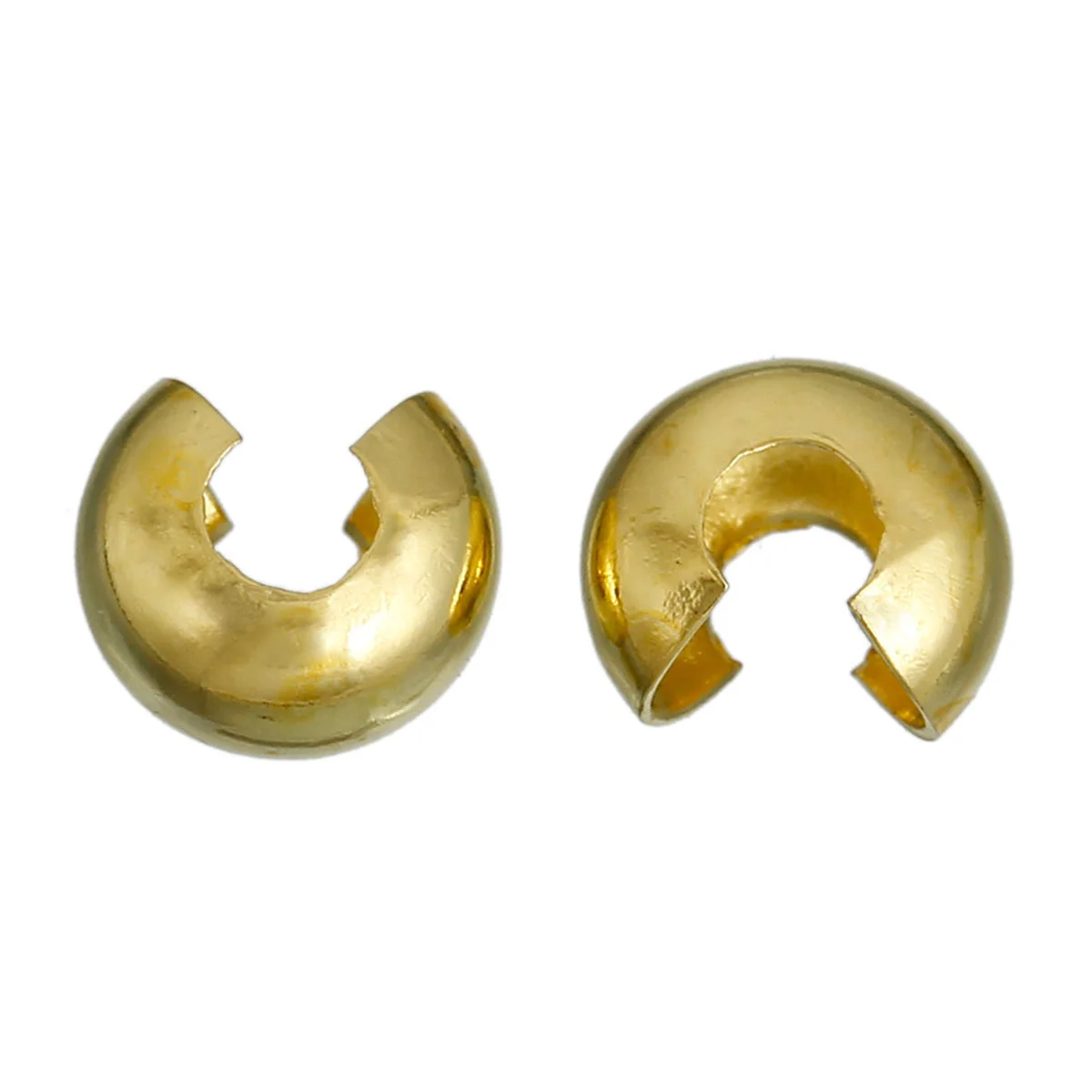 

Крышки обжимных бусин золотистого цвета, 4 мм (B03074), DoreenBeads, 200 шт., иу