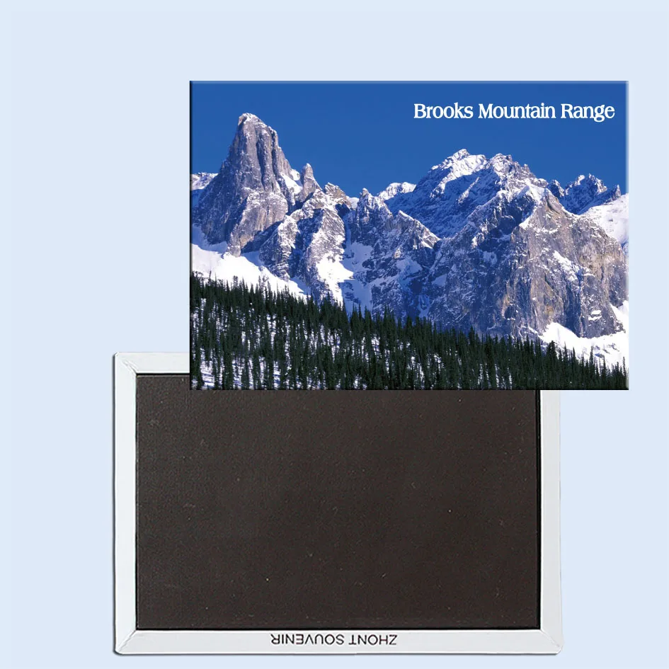 Брукс горный хребет Аляска магнит холодильника туристические сувениры дома