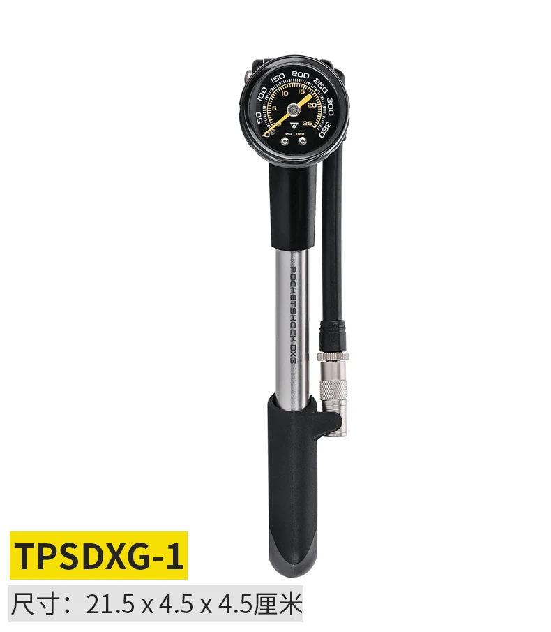 Topiak POCKETSHOCK DXG велосипедный насос 360psi MTB вилка воздушный насос Надувное Велосипедное Presta Schrader Клапан El Inflador de Bicicleta
