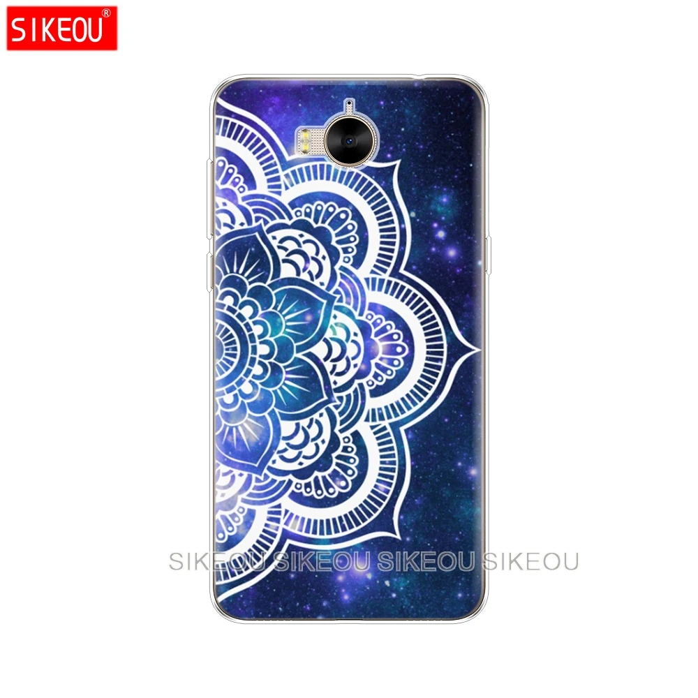 Силиконовый чехол для телефона huawei Y3 Y6 Y5 2 II 2017 nova 2s LITE plus mandala pantalla|Бамперы| |