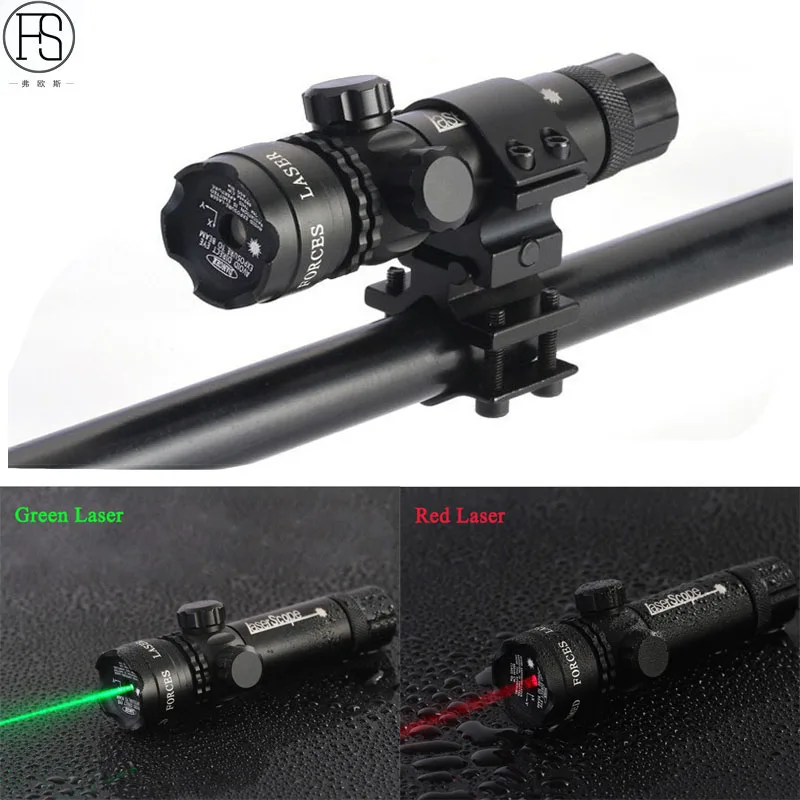Тактический прицел зеленый красный лазерный Охотничья винтовка для стрельбы
