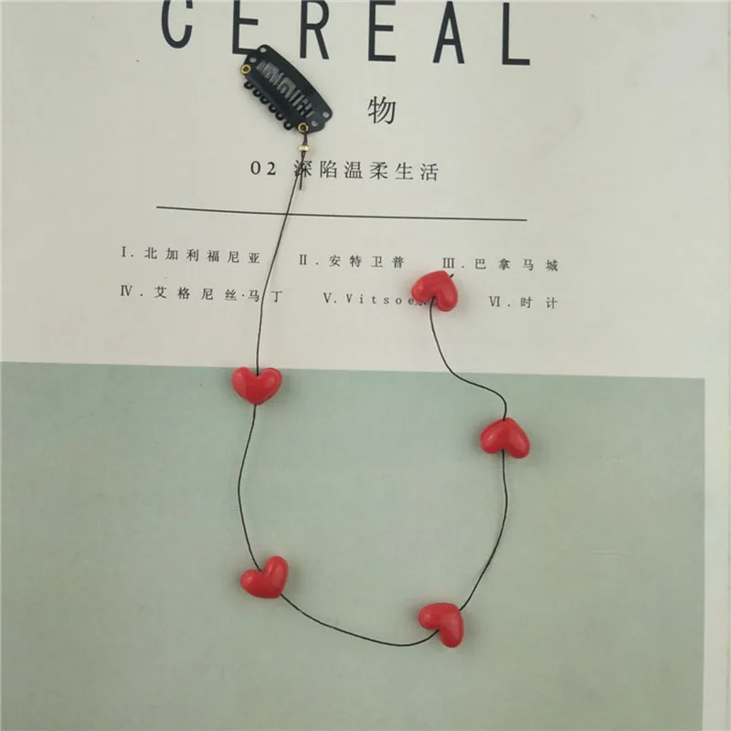 Заколки для волос 1 шт. новинка Корейская женская удлиненная заколка с сердечком