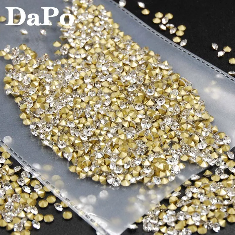 Кристально прозрачные белые бриллиантовые стразы драгоценные камни стеклянные