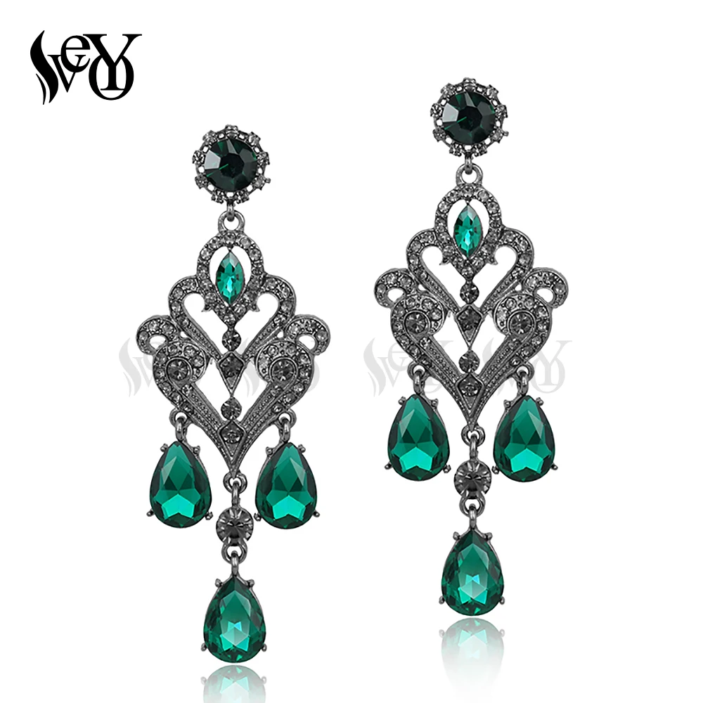 Женские серьги VEYO элегантные в стиле ретро с кристаллами|earrings for|dropping earrings for womendrop