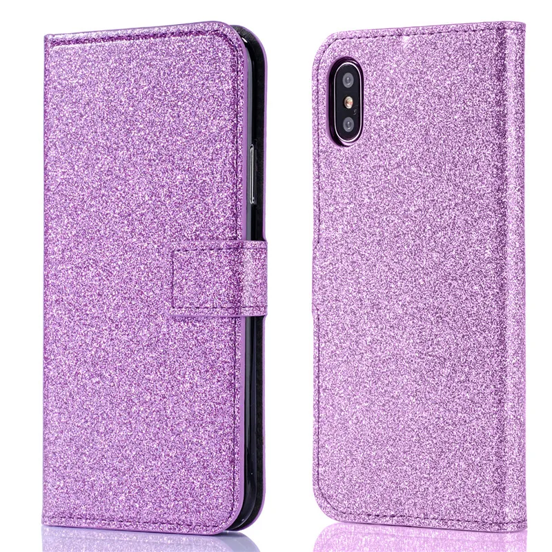 Роскошный блестящий кожаный магнитный флип-чехол для iphone 11 Pro Max X XS Max XR, кошелек для карт, чехол для iphone 7, 8, 6, 6s Plus, 5, 5S, SE