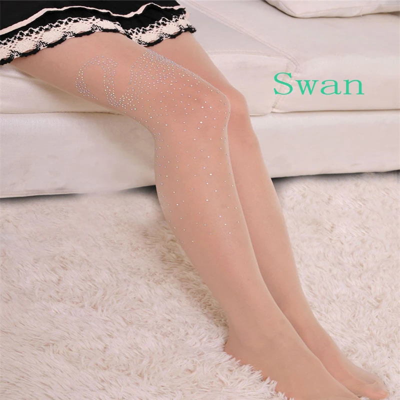 2017 Горячая Распродажа винтажные колготки сексуальные женские со стразами