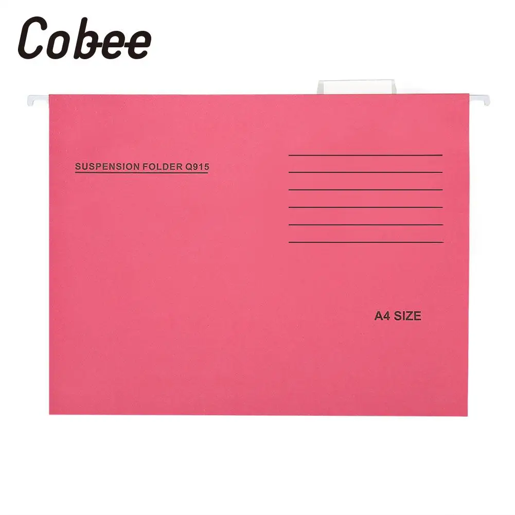 Подвесные папки для файлов бумажный зажим документов папка A4 ультратонкая