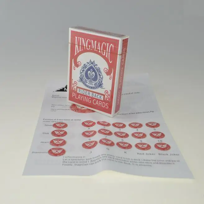 1 Набор отмеченные Волшебные трюки колоды Magia игральная карта крупным планом