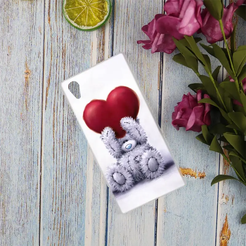 Binful Cute Me To You Bear Прозрачный чехол для Sony Xperia Z3 Z5 Premium M4 Aqua M5 X XA XA1 C4 C5 E4 E5 XZ XZ2 Compact Plus |