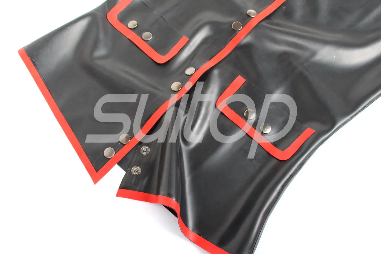 Мужской новый товар латексный резиновый жилет с двумя гвоздиками|waistcoat|waistcoat men |