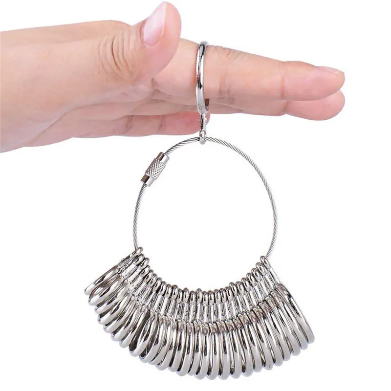 Ювелирное кольцо Размер s манометр инструмент из нержавеющей стали на пальце