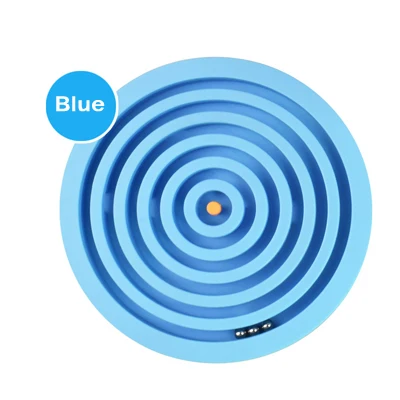Big blue Smart игра "Забавные игрушки" 3D волшебный Интеллектуальный баланс шар-лабиринт IQ логики баланса способность Магнитная игрушка для детей Подарки - Цвет: Big blue