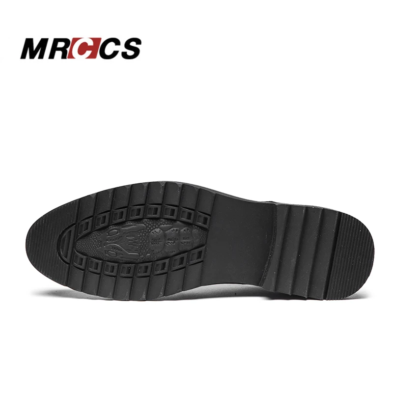 MRCCS/большой размер 38 46 мужские официальные модельные туфли для повседневной
