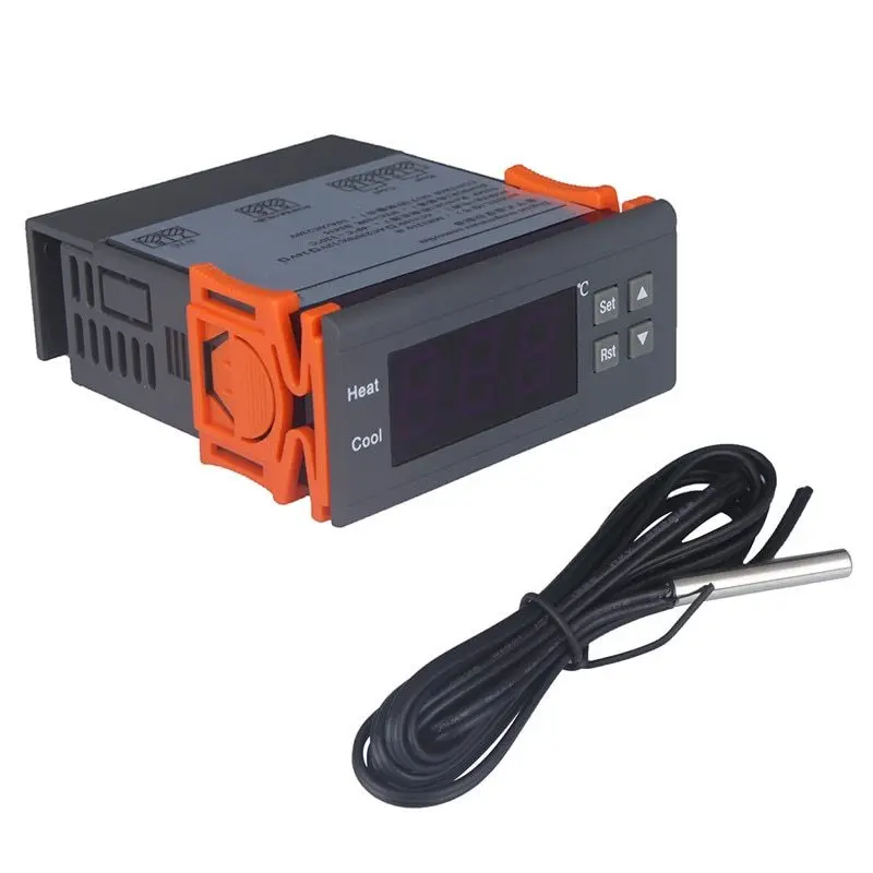 10A 12V Digital Temperature Controller thermometer Thermocouple Sensor LCD Mini -40~120 Celsius Degree | Инструменты
