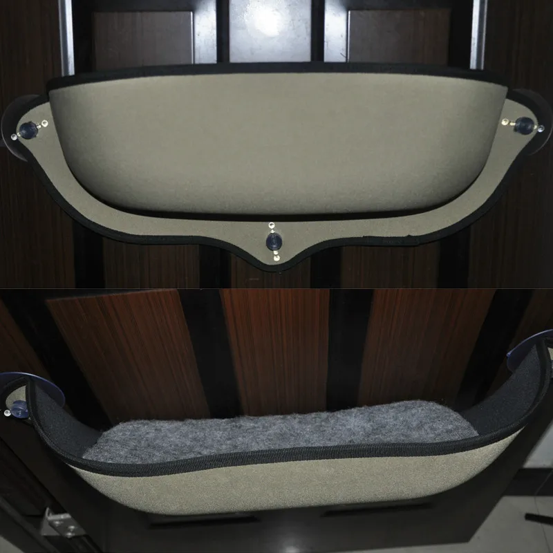 Подвесная кошачья кровать гамак с креплением на окно шезлонг присосках теплая