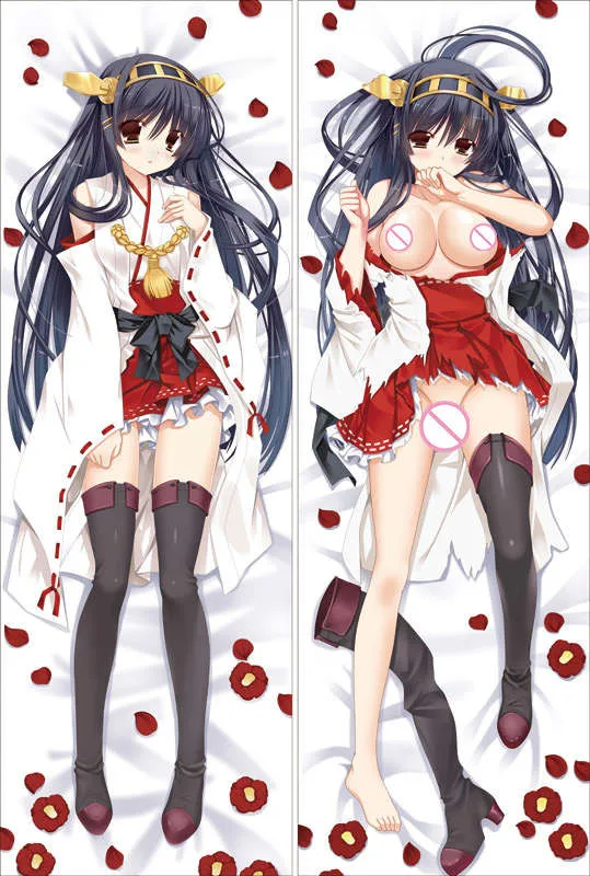 Коллекция kantai, военный корабль, персонажи аниме, сексуальная девушка, kongou& haruna, наволочка для подушки Hiei(kancolle), наволочка для тела