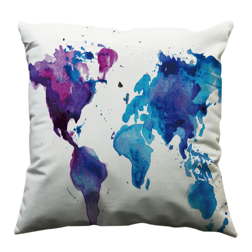 Минималистичная Подушка Чехол хлопковый мягкий чехол для дивана наволочка