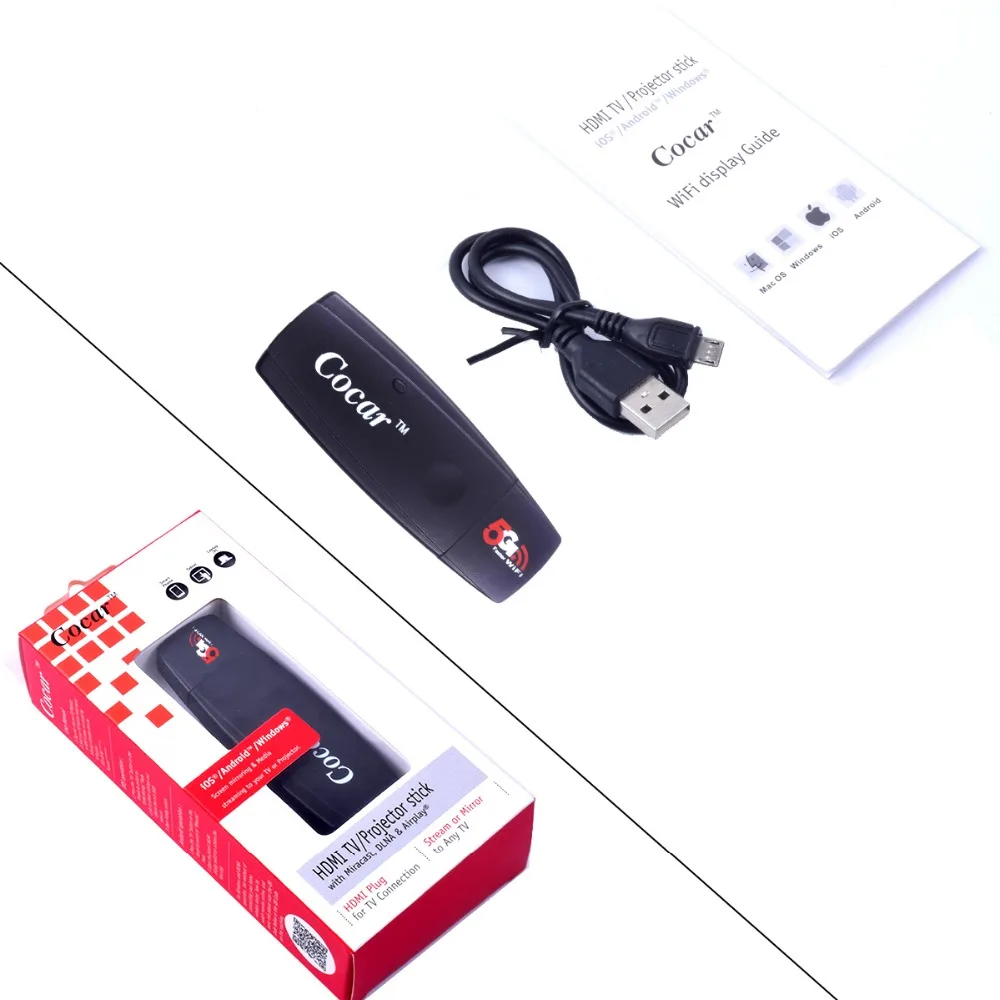 Адаптер Miracast Dongle улучшенный Реверсивный адаптер зеркального отображения