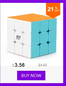 Qiyi 3*3*3 кубик рубика Пирамида Скорость Magic Cube Интеллектуальный Магический кубик Пазлы красочные Развивающие игрушки для детей 3x3x3
