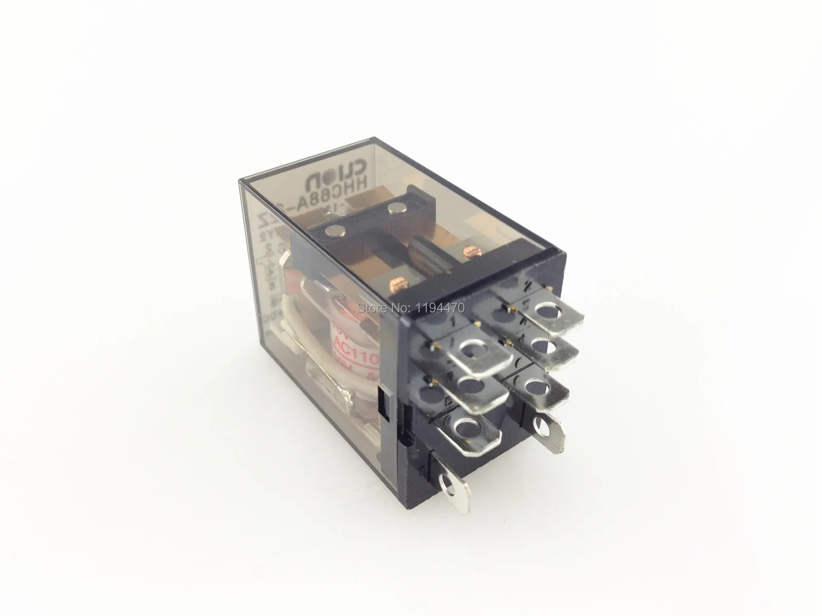 5 шт./лот HHC68A 2Z AC 110 В катушка реле мощности DPDT 8 контактов HH62P LY2 JQX 13F 10A 240VAC/28VDC|relay