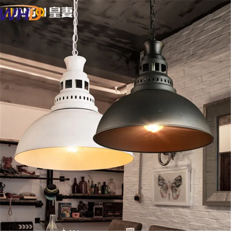 

IWHD Эдисон Лофт Винтаж промышленный подвесной светильник в американском стиле крышка подвесные светильники Светильник для спальни Lamparas