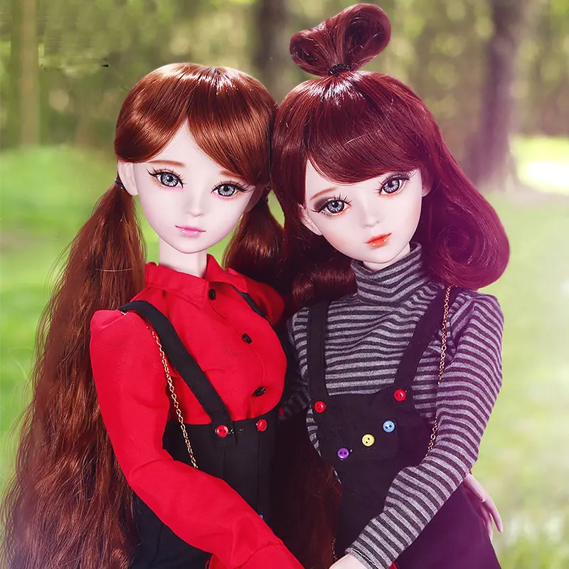 Оригинальная ручная работа 1/3 Bjd кукла полный комплект большой 60 см Модная