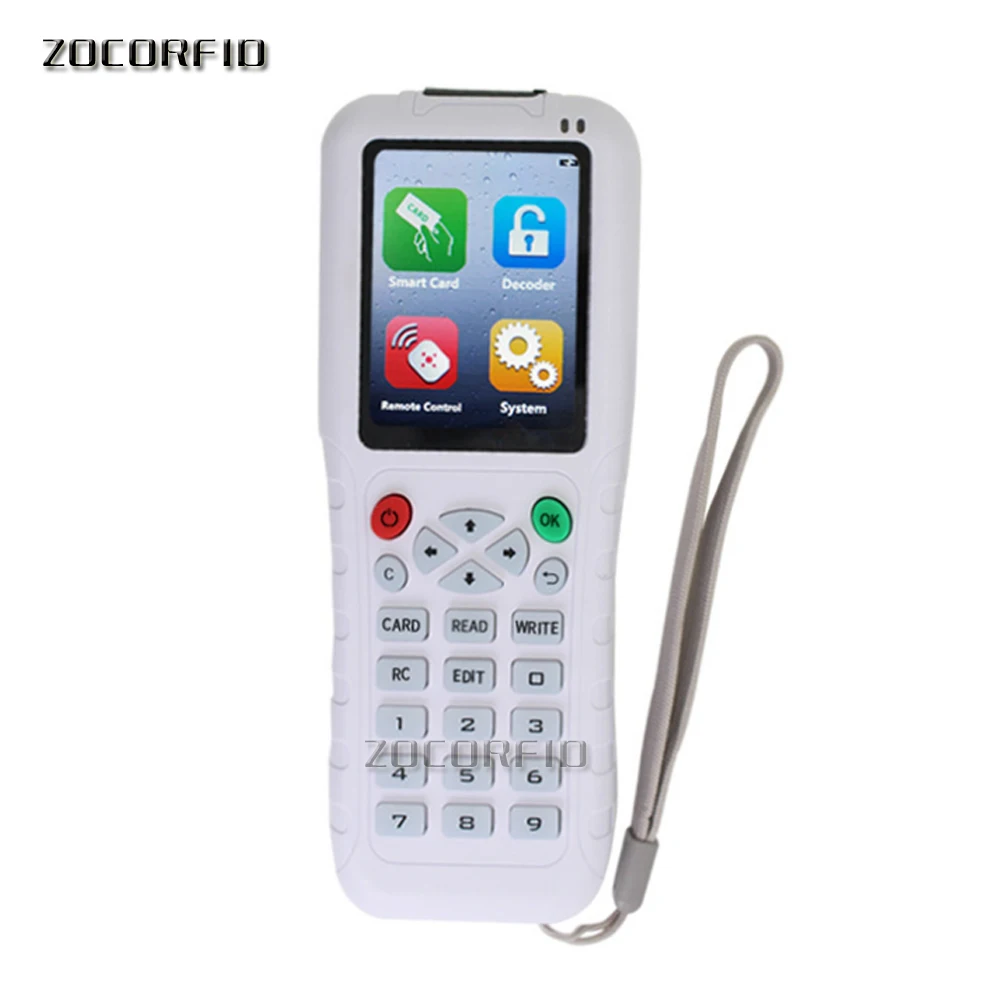 

ZX-copy5 more frequency Handheld RFID Duplicator RFID Copier Writer Programmer Reader with Decode Function Smart Card Key
