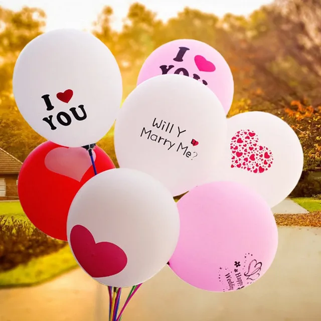 Mix love 10pcs 12Inch Dinosaur Balloon Happy Christmas New Year Ballon Clear Mickey Latex Balloons Baby Shower New Year Party Decor - Цвет: Mix love