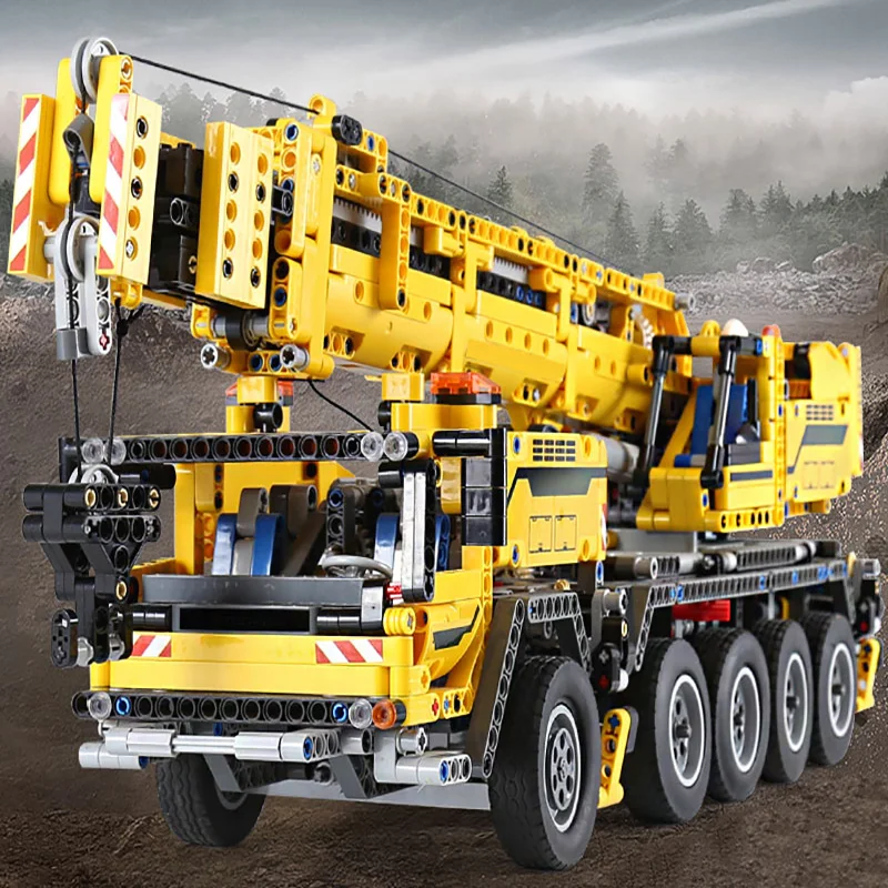 DHL 20004 Technic Car 42009 мотор мощный автокран Mk II модель строительные наборы блоки детские игрушки Кирпичи Рождественский подарок модель