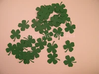 200pcs four leaf clover paper party confetti table scatters bridal baby shower birthday wedding bridal party decoration