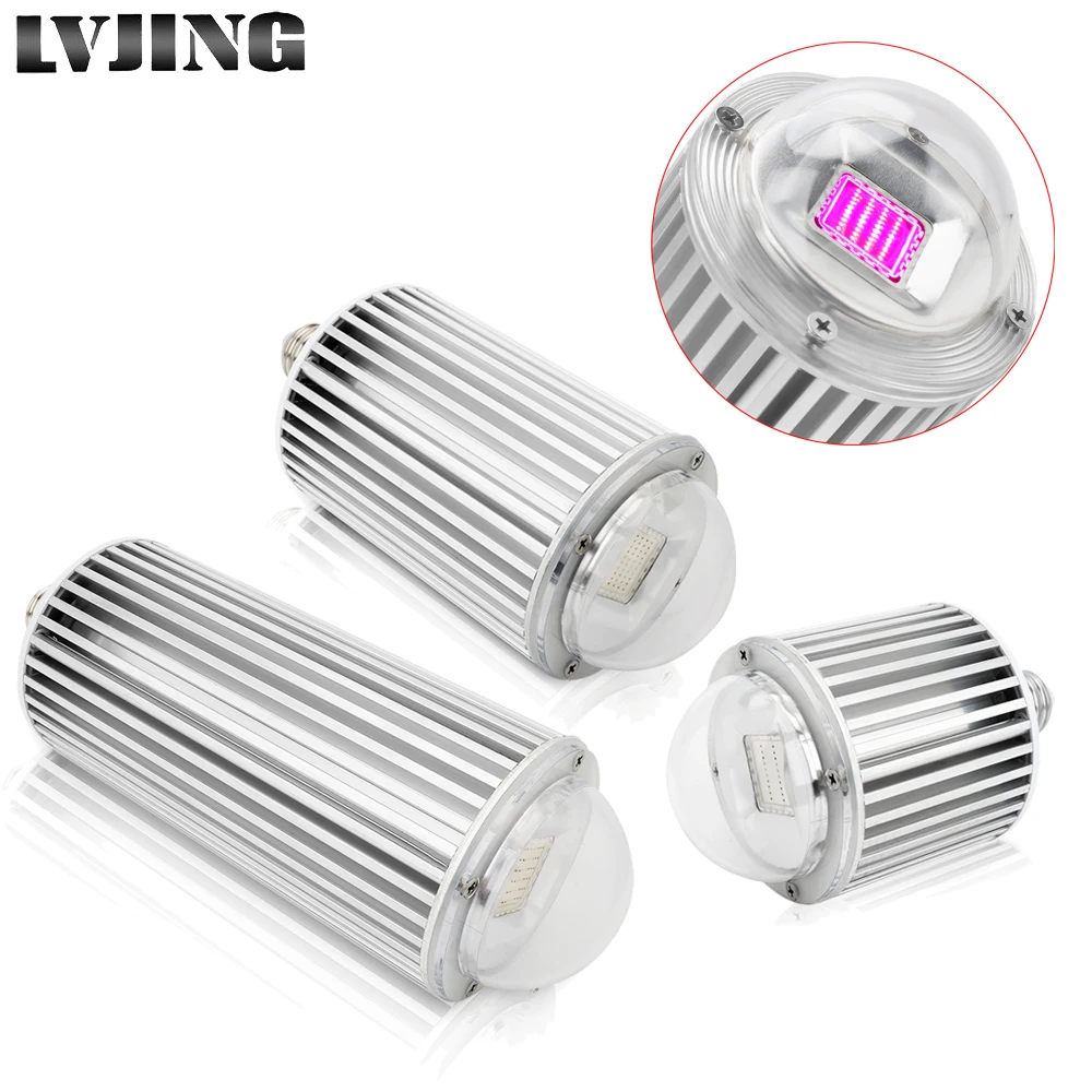 4 шт./лот 20/40/60 шт cob led Grow Light E27 полный спектр COB LED Phyto лампа для гидропоники теплицы