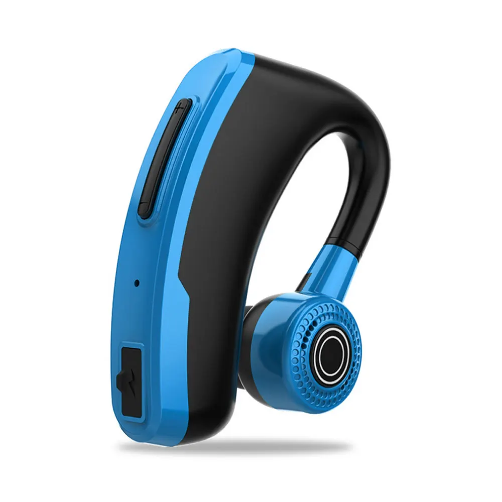 Single Earphone V10 Bluetooth наушники Sstereo громкой связи Bluetooth гарнитура для Беспроводной наушников салона автомобиля вызова Бизнес Шум отменить гарнитура с HD микрофон быстрая зарядка - Цвет: Single Earphone