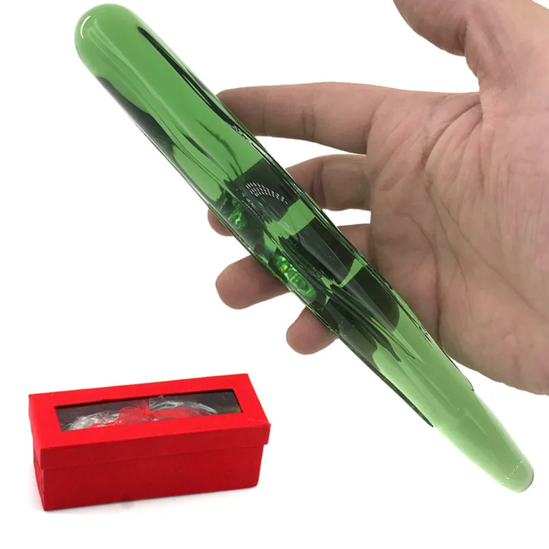 Стеклянный фаллоимитатор искусственный пенис Стеклянные секс-игрушки для