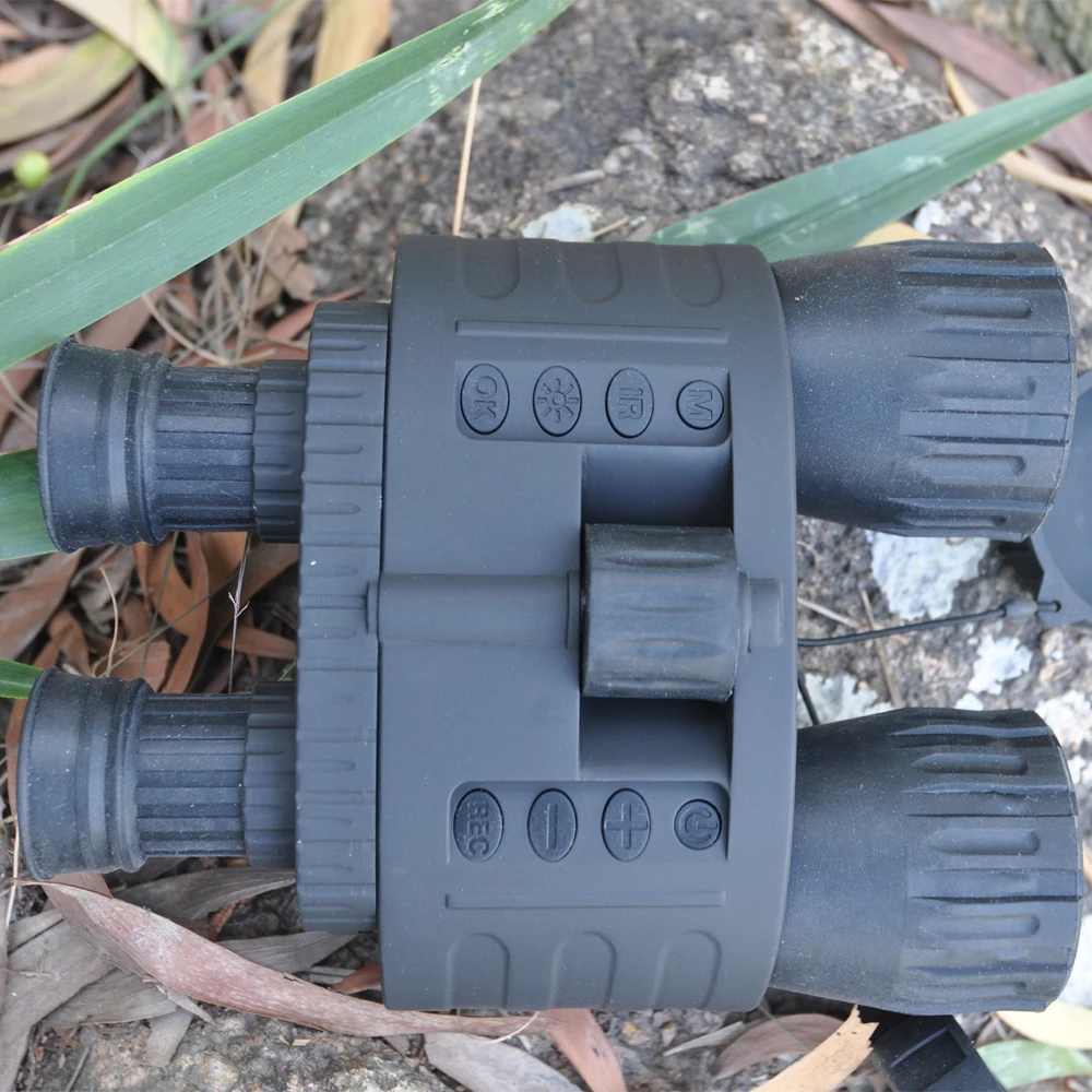 Цифровой бинокль ночного видения 4x50 с инфракрасной подсветкой 300 нм диапазон 720 м