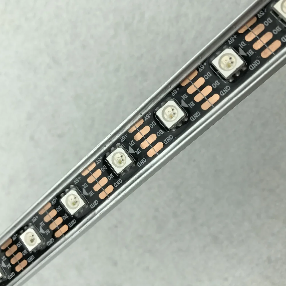 WS2815 addressavke 1 м длинный 12 в пост. Тока 60 светодиодный s цифровой барный светильник