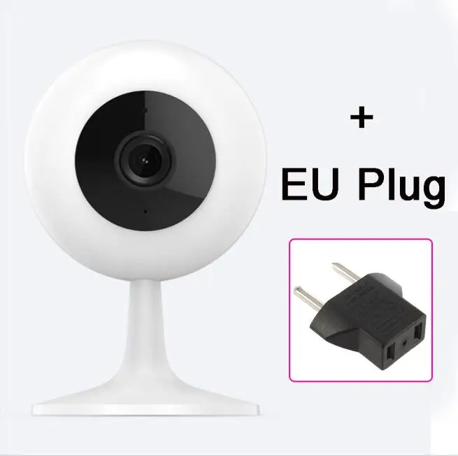 Новое прибытие Xiaomi Мини Смарт камера популярная версия 110 угол 1080P HD Ночное видение Беспроводной WiFi IP Webcam умный дом Cam APP - Цветной: white EU Plug
