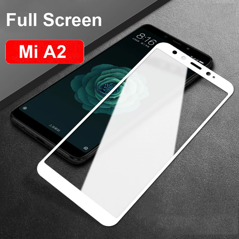 Прозрачное премиальное закаленное стекло для Сяоми Ми А2 / А1 for Xiaomi Mi A2 6X полное