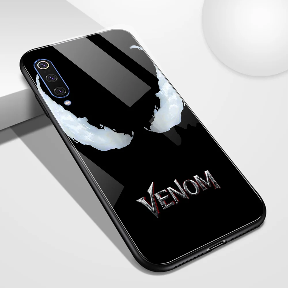 Чехол для Xiaomi 8 lite Задняя стеклянная крышка чехол Venom mi 8se explorer 9 9se mix 2 2s 3 CC9|Бамперы|