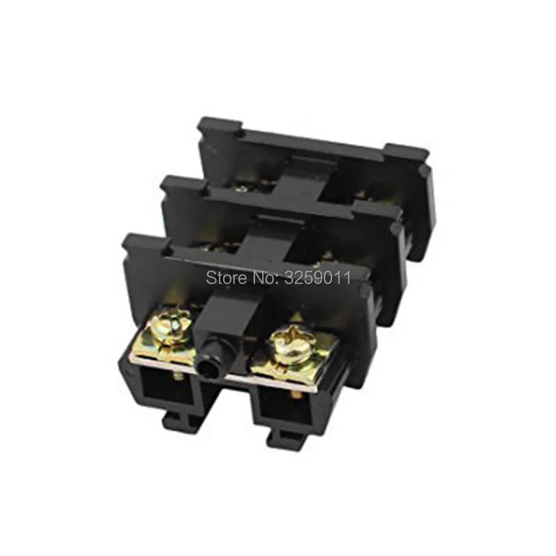

100PCS TBC-30A Suyep 30A/600V Rail Mounted Assembled Screw Terminal Block Cable Connector