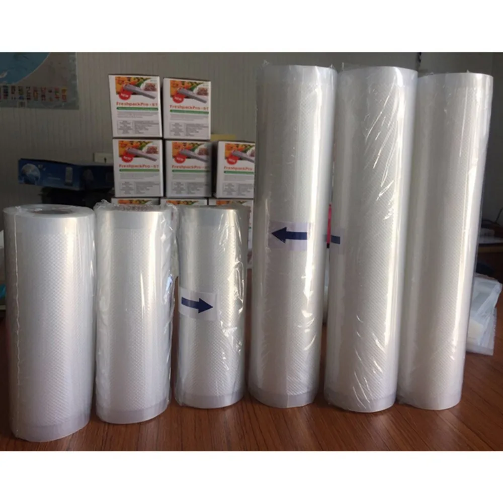 High Quality Roll Vacuum Bag Transparent Food Long Fresh Keeping Sealer Storage Bags Home Kitchen Tools Utensils | Дом и сад