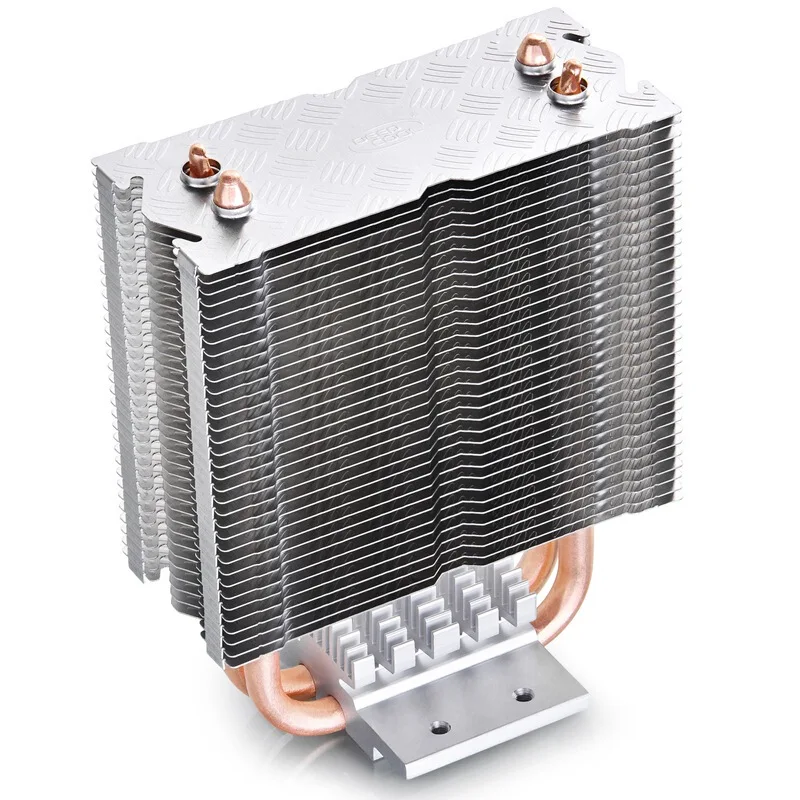 Кулер для мини процессора Deepcool радиатор с двумя тепловыми трубками Intel LGA 775/115x AMD