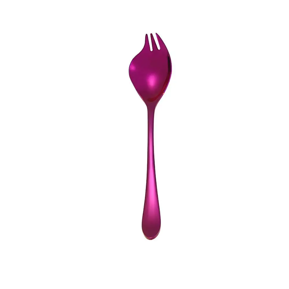 purple Красочные ложки ручки ложки столовые приборы для мороженого питьевые Инструменты кухонный гаджет музыкальные чайные ложки Новые поступления& c - Цвет: purple