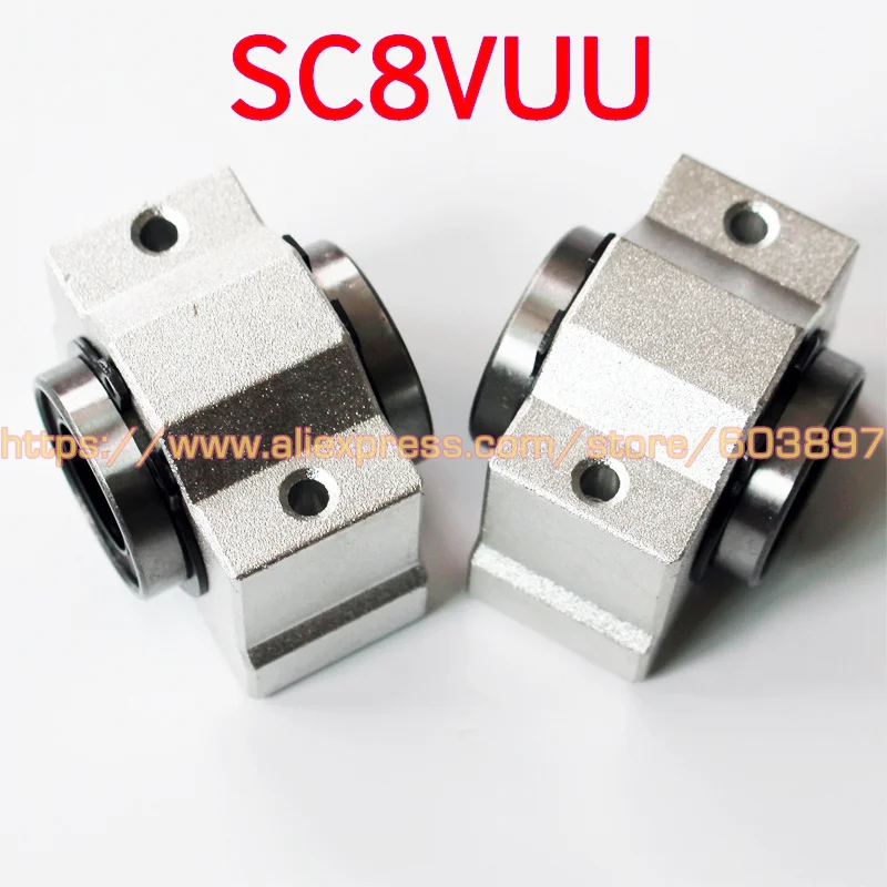 8 мм Подшипник Втулка ing SC8V линейный блок подшипника SC8VUU SCV8UU для вала рейки|linear