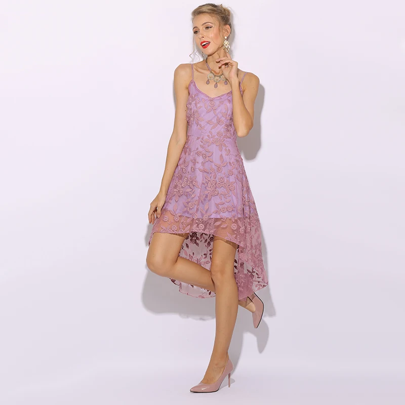 Parthea длинное платье с цветочным рисунком женское кружевное на бретельках без