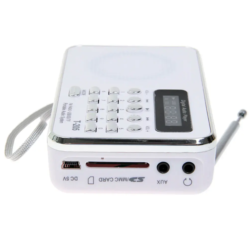 Портативный FM радиоприемник горячая Распродажа T 205 Hi Fi колонка с картой цифровой