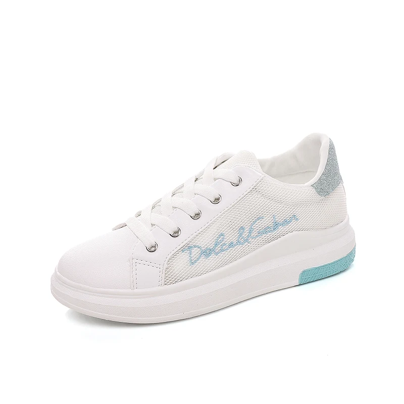 2018 новые летние босоножки милые белые туфли женская обувь из искусственной кожи